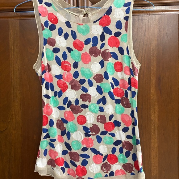 Ladies X-Small Shirt Top Sleeveless Blouse Tank Top Tan Pink Navy Green Weston - Picture 1 of 13